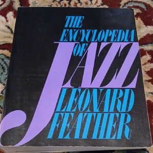 The Encyclopedia of Jazz by Leonard Feather - Black and Purple Cover